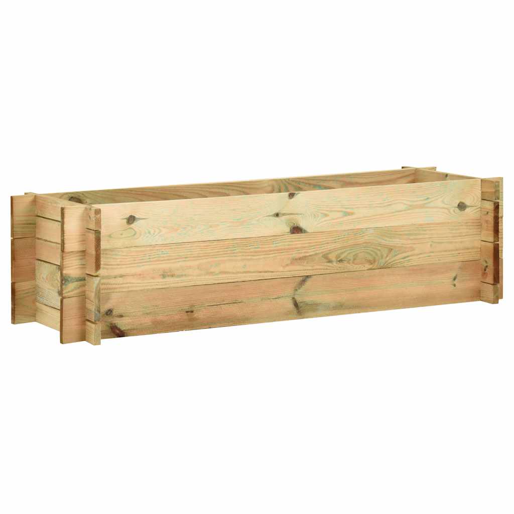 Jardinera De Verduras Madera Pino Impregnada 120 Cm_1
