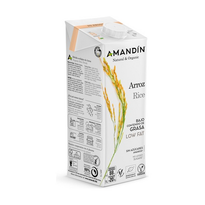 Bebida de Arroz Biológica Amandín 1L