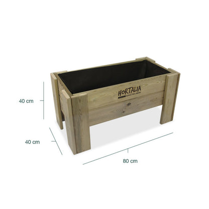 Mesa de cultivo baixa Gardenbrico S40 Hortalia 50 L