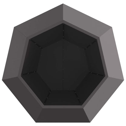 Jardinera Negro 100 X 100 X 80 Cm Acero_5