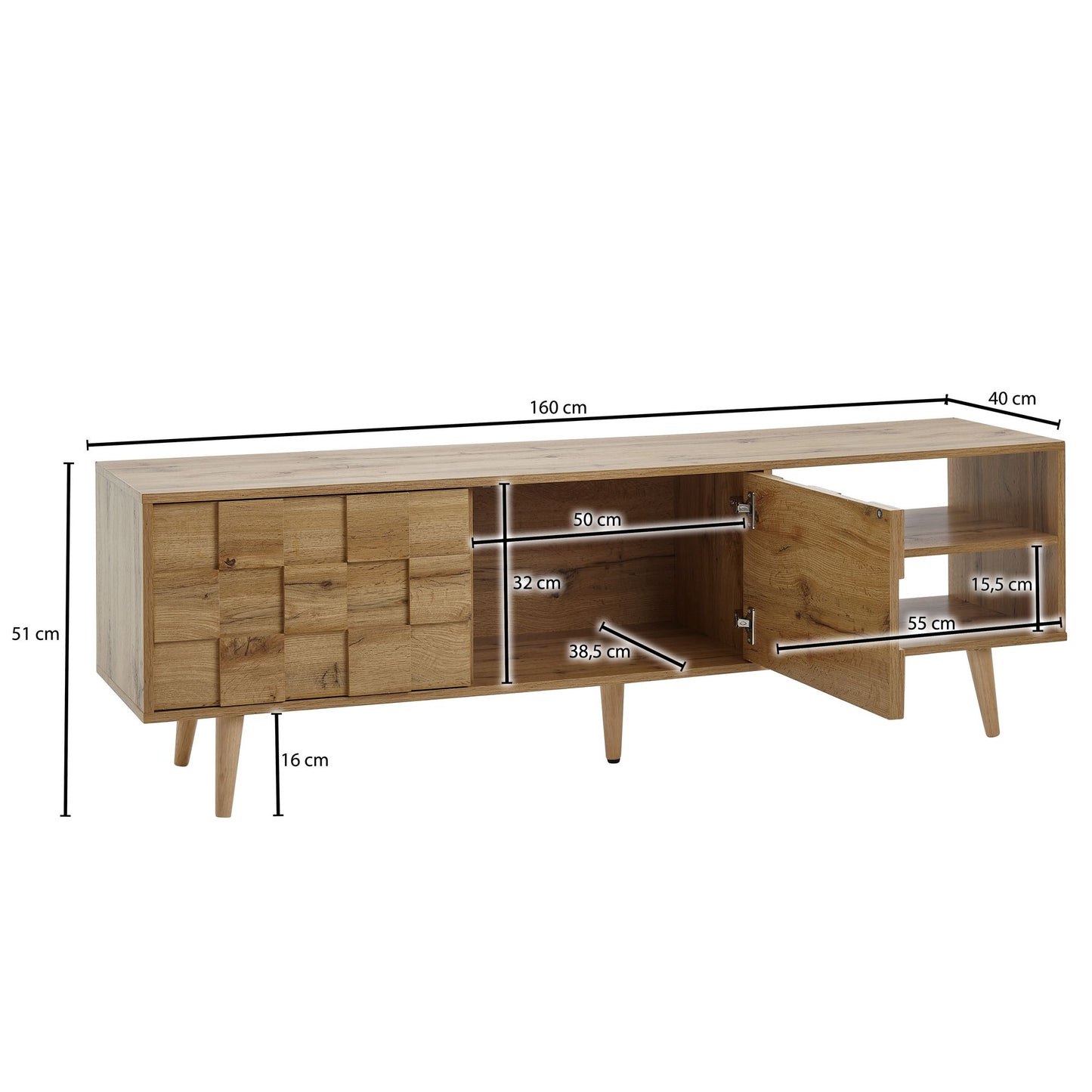 Mueble De Tv Urbano Y Moderno Modelo Wl6.578_3