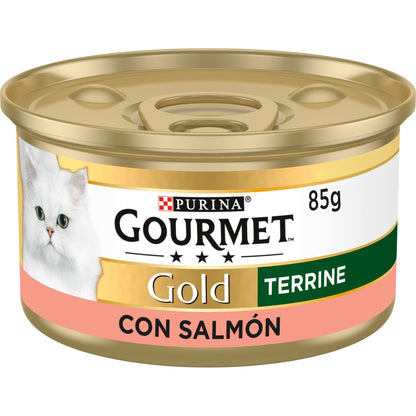 GOURMET GOLD Comp Salmão Tubo Alimento húmido 85 g