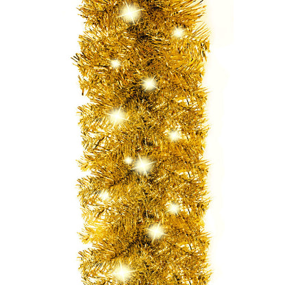 Vidaxl Guirnalda De Navidad Con Luces Led Dorado 20 M_5