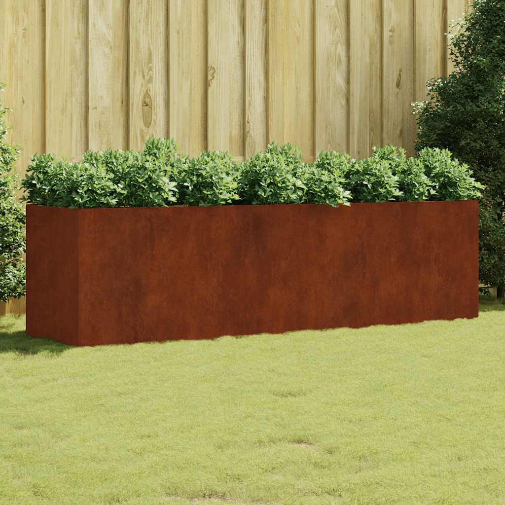 Jardinera Acero Corten 280x80x80 Cm_1