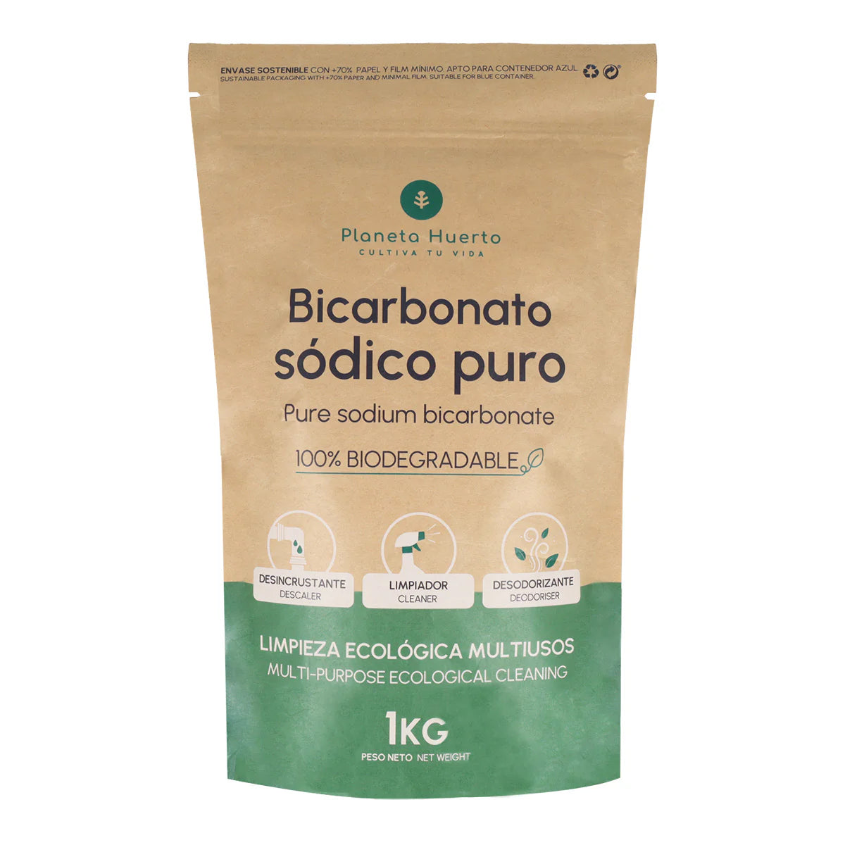 Pacote de limpeza sustentável Planeta Huerto