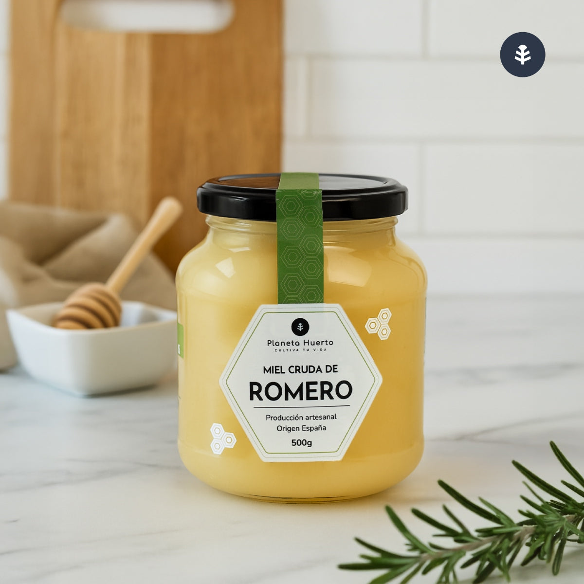 Miel Cruda de Romero Planeta Huerto 500 gr