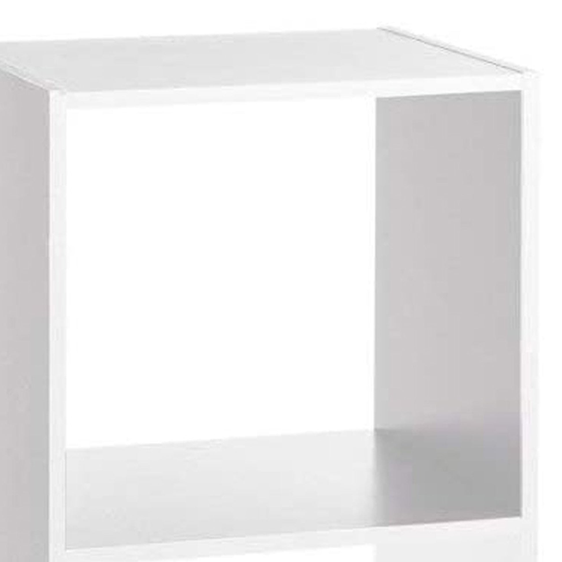 Wellhome Estantería Madera 3 Estantes Mezcla Natural Blanca_4