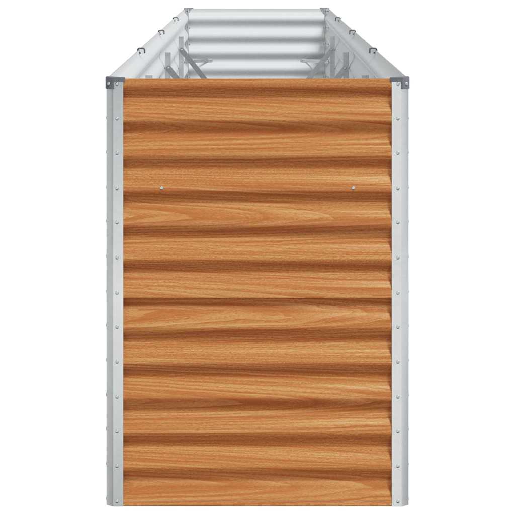 Arriate Elevado Marrón Claro 390 X 50 X 68 Cm Acero Galvanizado_5