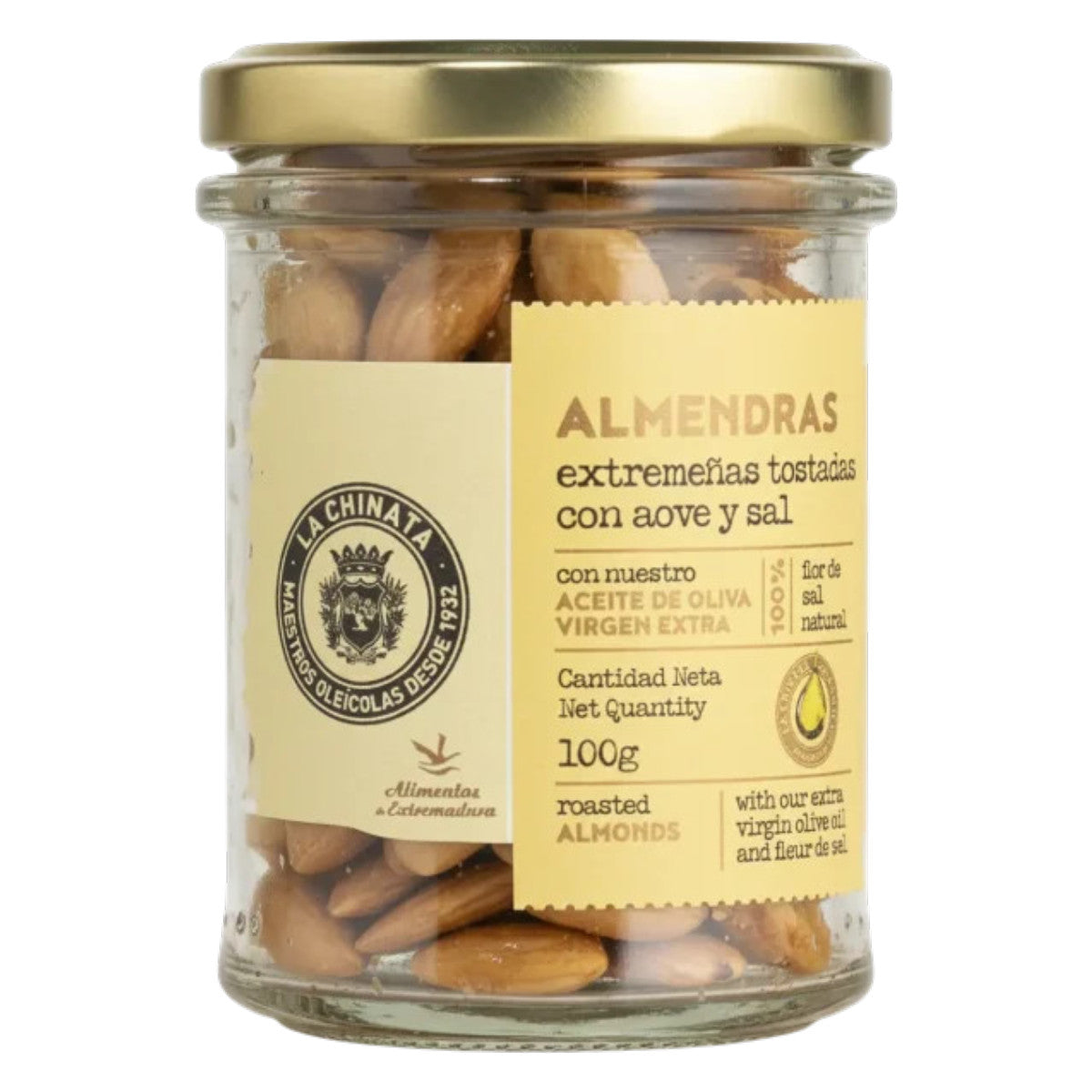 Almendras Tostadas Con Aove y Flor de Sal La Chinata 100 g