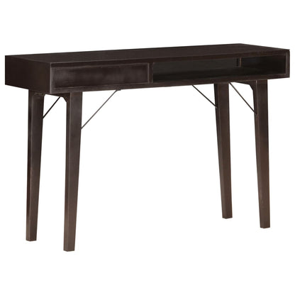 Mesa Consola De Madera Maciza Reciclada 118x35x76 Cm_2