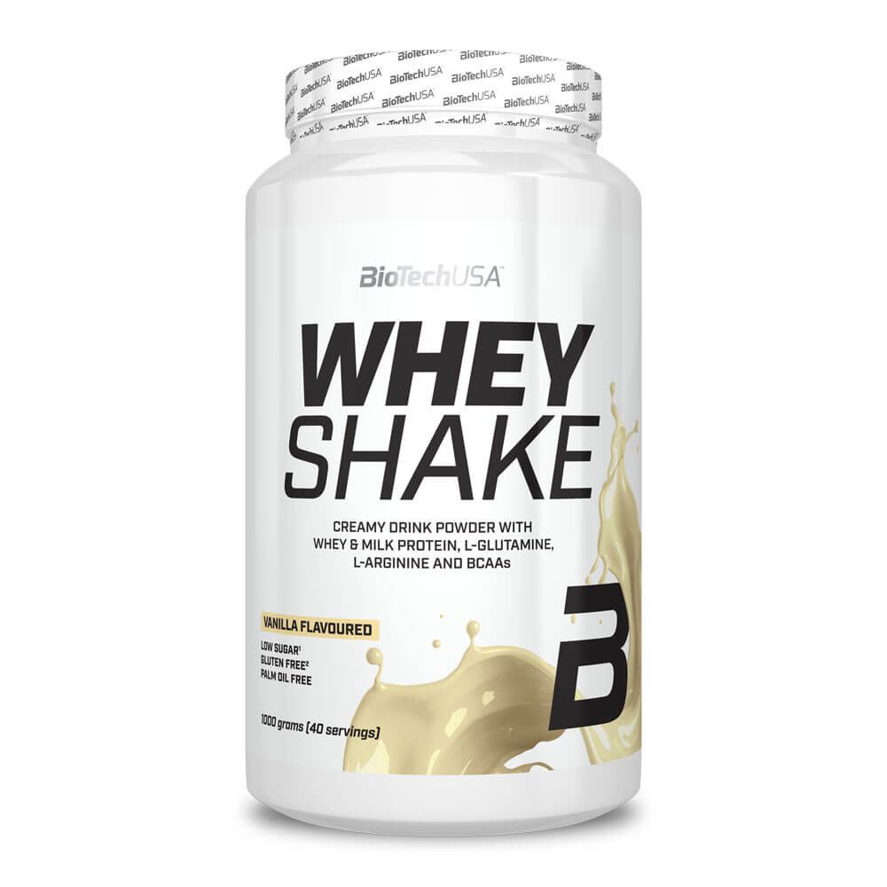 Whey Shake - 1kg - Vainilla - Proteina De Suero Whey - Biotech Usa_0