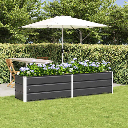 Jardinera Antracita 195 X 50 X 45 Cm Acero Galvanizado_1