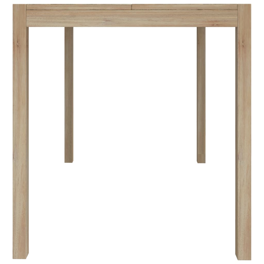 Mesa De Comedor Madera Maciza De Acacia 110x70x75 Cm_3