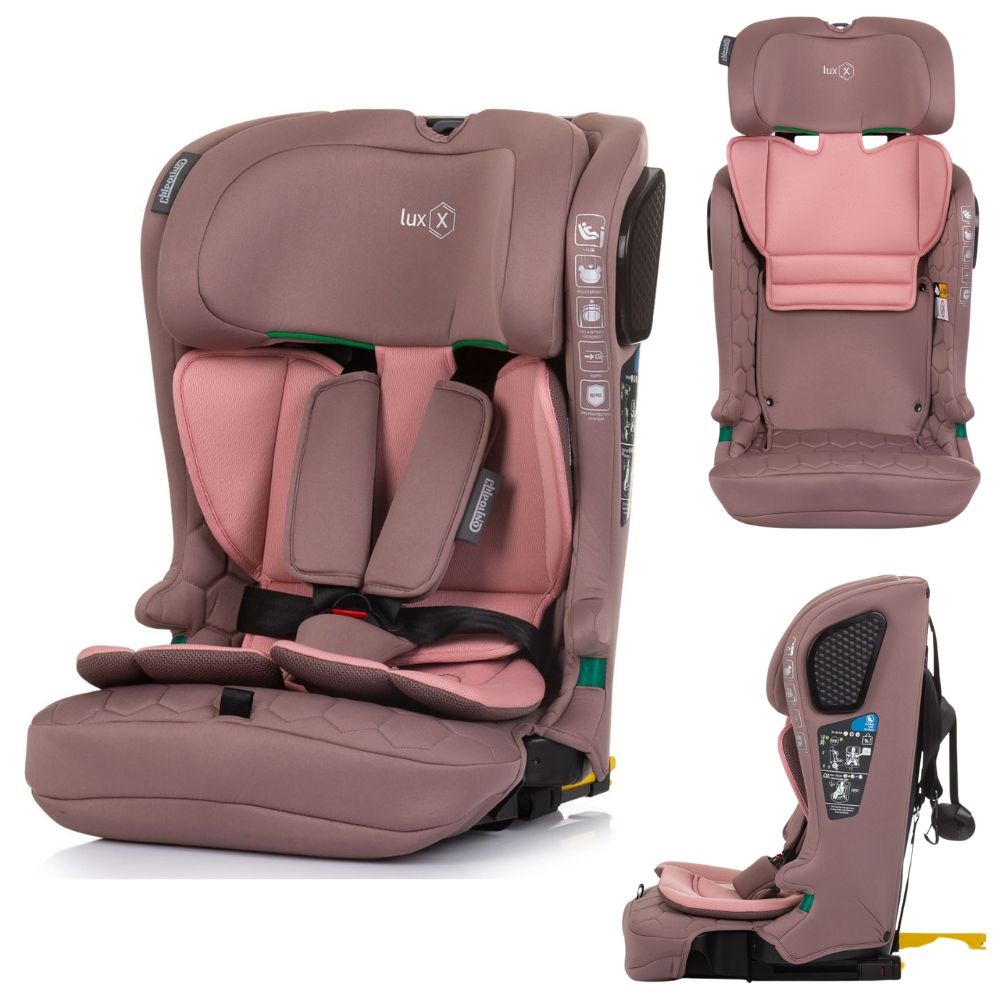 Silla De Coche Lux X I-size 76-150 Cm Flamingo_0
