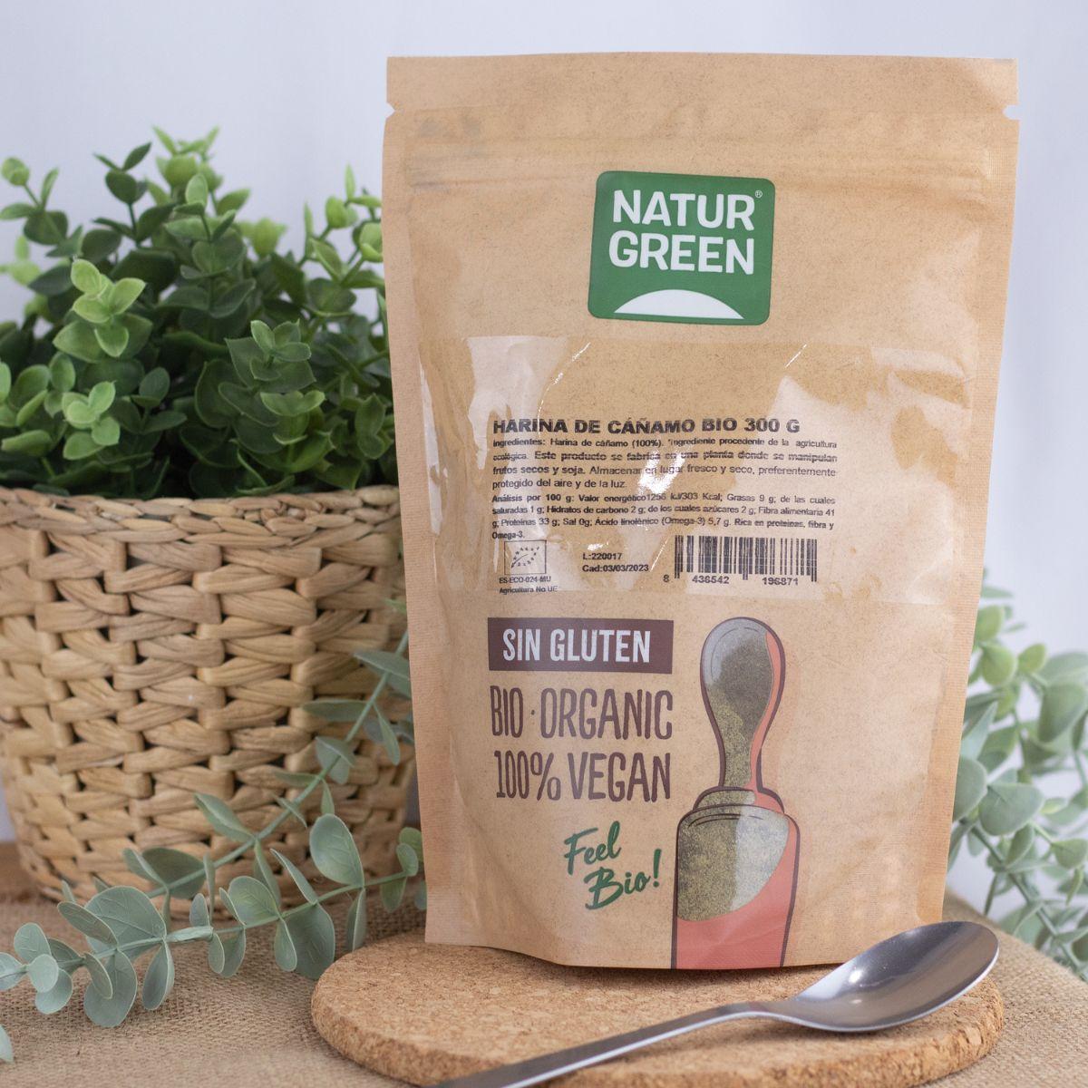 Farinha de Cânhamo NaturGreen 300 g