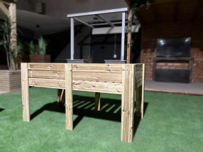 Mesa De Cultivo Bora Profunda 30cm Vidahuerto 200x80x80 Cm._2