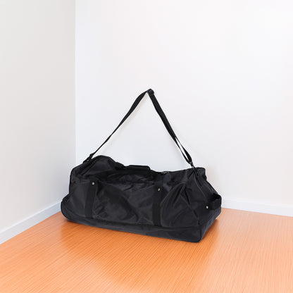 Well Home Bolsa De Viaje De 110l Negro Con Ruedas Y Múltiples Compartimentos_3