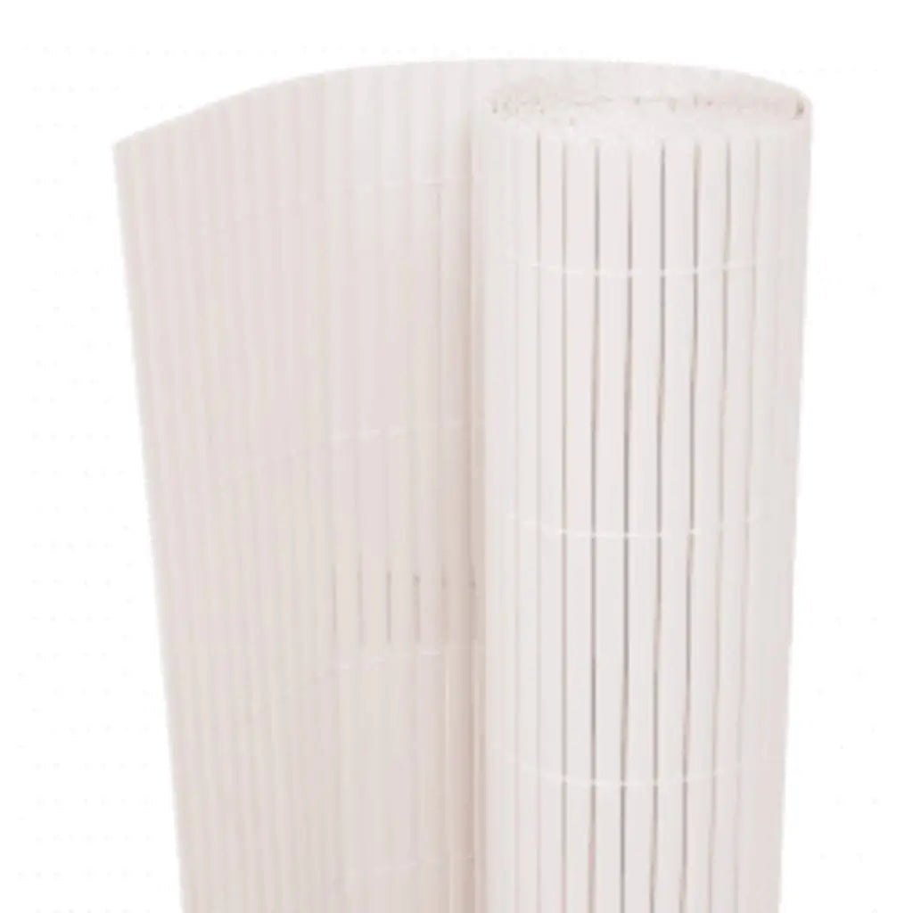 Valla De Jardín De Doble Cara Blanco 110x500 Cm / Vetonek_0