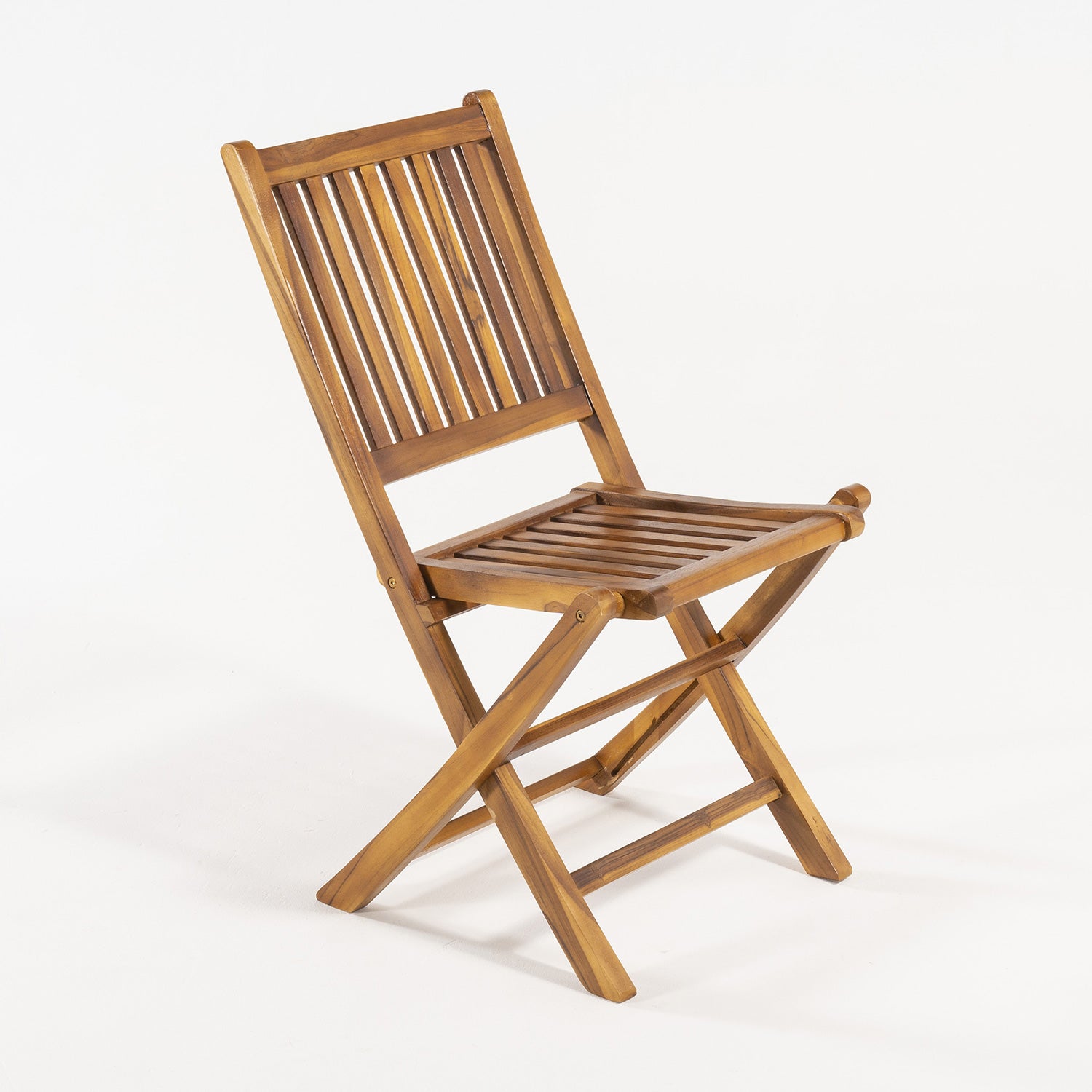Silla Jardín Teca Plegable, Madera Teca Grado A, Tamaño: 48x60x85 Cm, Tratamiento Al Agua Aplicado_2