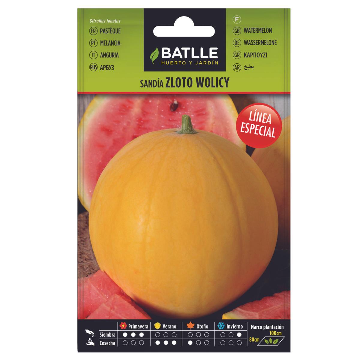 Sementes de melancia Zloto Wolicy Batlle