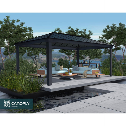 Gazebo sombreado Dallas 360x611 cm 