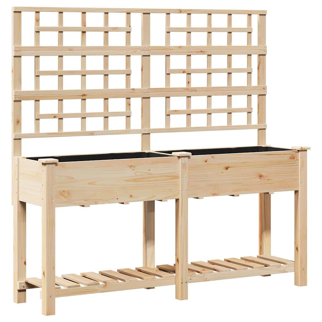 Macetero De Jardín Beige 161 X 46 X 152,5 Cm_0