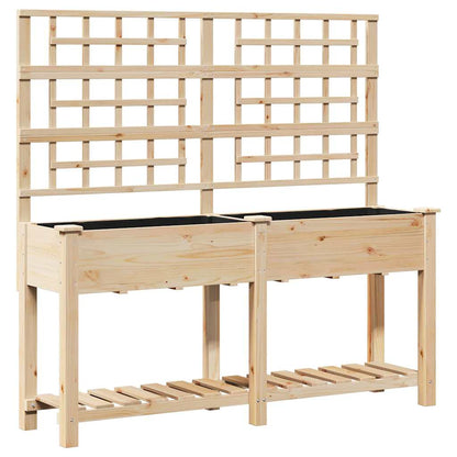 Macetero De Jardín Beige 161 X 46 X 152,5 Cm_0