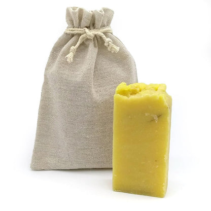 Jabón Natural Ruda 90g En Bolsa Regalo De Yute - Todo Tipo Piel - Aclara Manchas, Hidrata, Suaviza Y Regenera La Piel_1