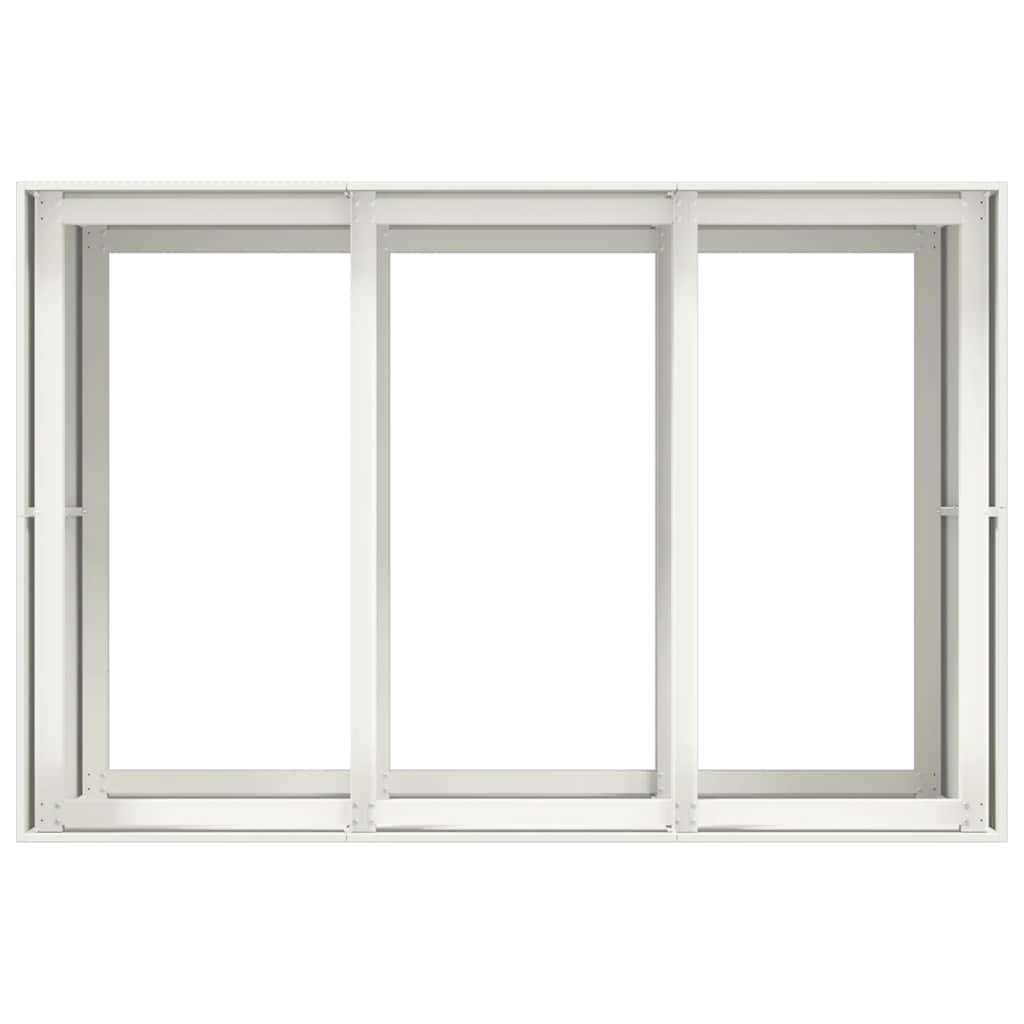 Jardinera Acero Blanco 120x80x80 Cm_4