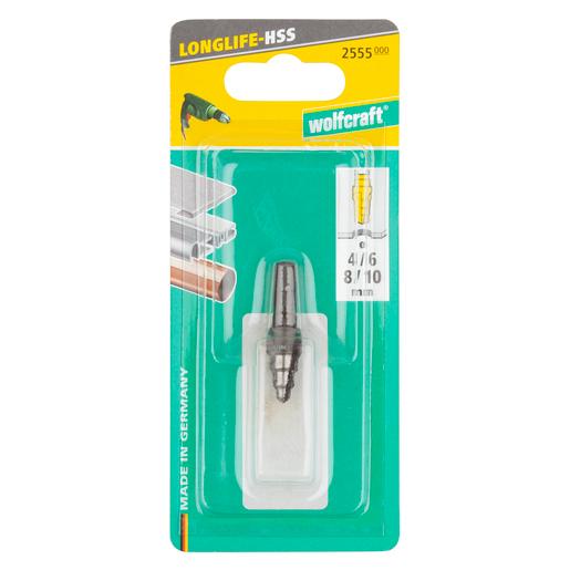Broca escalonada Wolfcraft HSS Ø 6, 8, 10 mm 21 mm