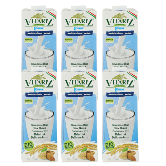 Pack de 6 Bebidas Vitariz de Arroz e Amêndoa 1 L