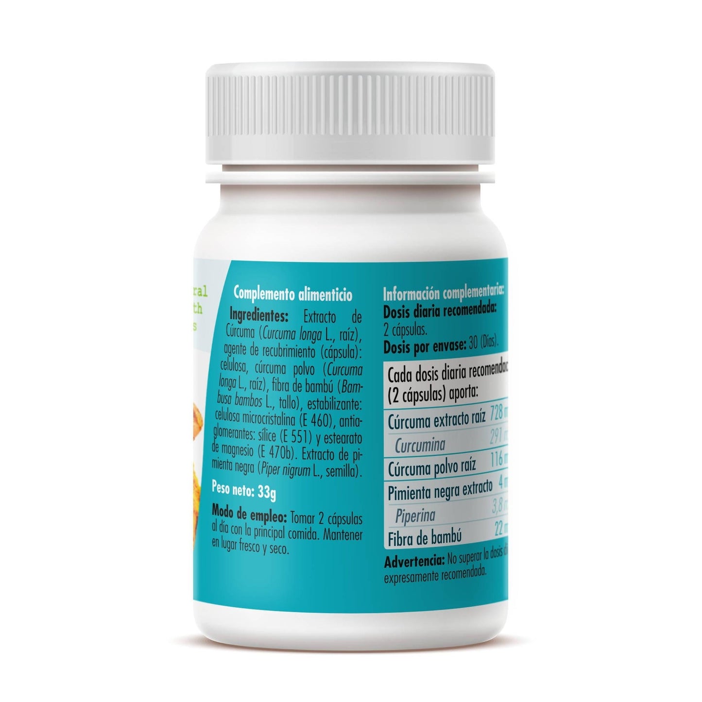 GHF Curcumina mais 60 cápsulas 550mg