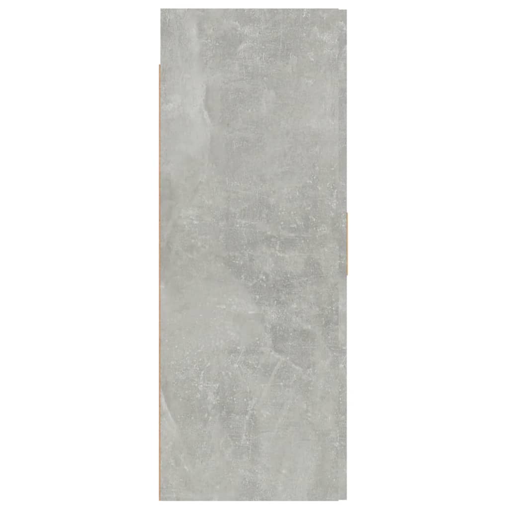 Armario Colgante De Pared Gris Hormigón 69,5x34x90 Cm / Vetonek_4