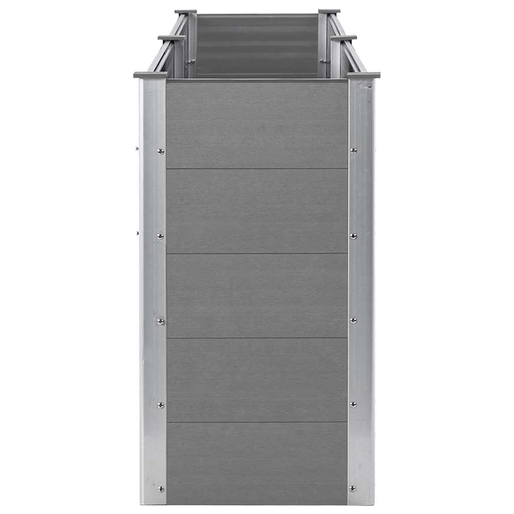 Arriate De Wpc Gris 250x50x91 Cm_4