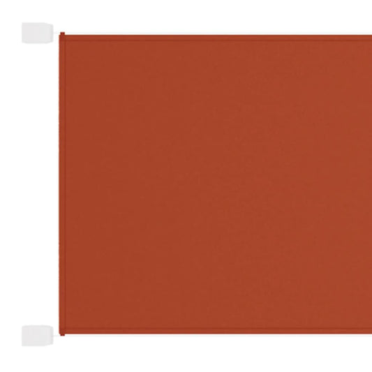 Vidaxl Toldo Vertical Terracota Tela Oxford 60x420 Cm_0