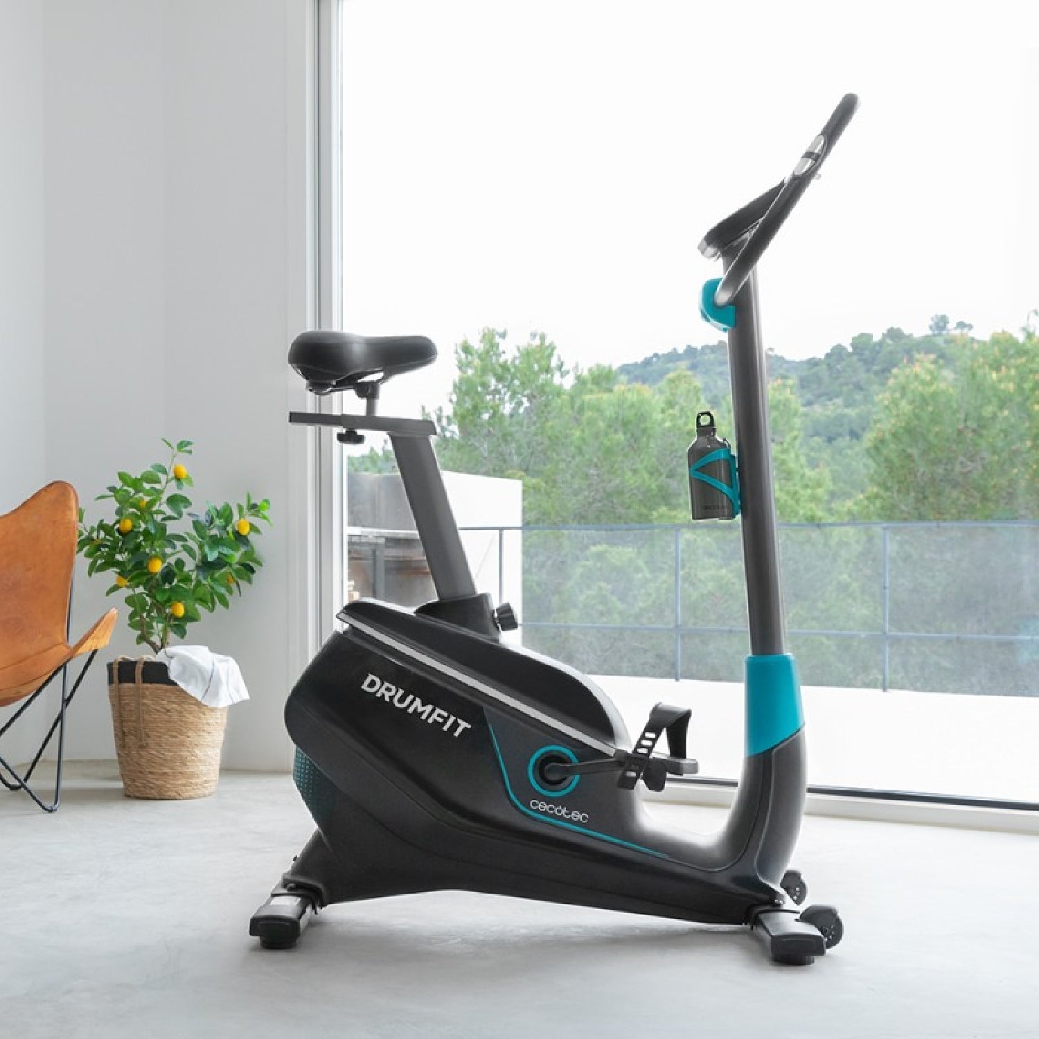 Cecotec Bicicleta Estática Drumfit Cycle 9000 Talos Pro. Resistencia Magnética Regulable Con Motor Manillar Con Sensor D_3