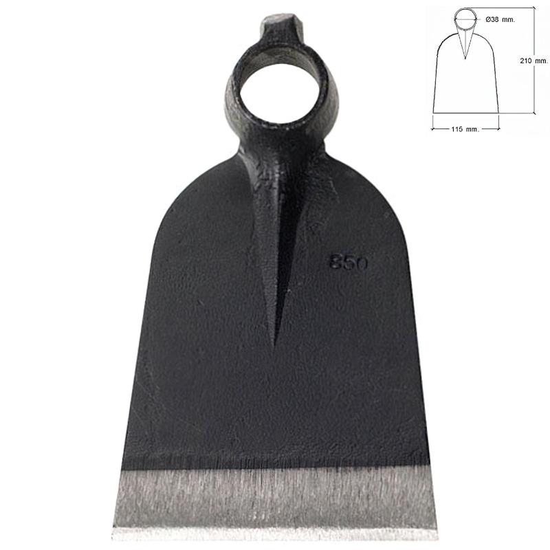 Azada Forjada Sin Mango 219/  650 Gramos_0