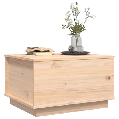 Mesa De Centro De Madera Maciza De Pino 60x50x35 Cm_2