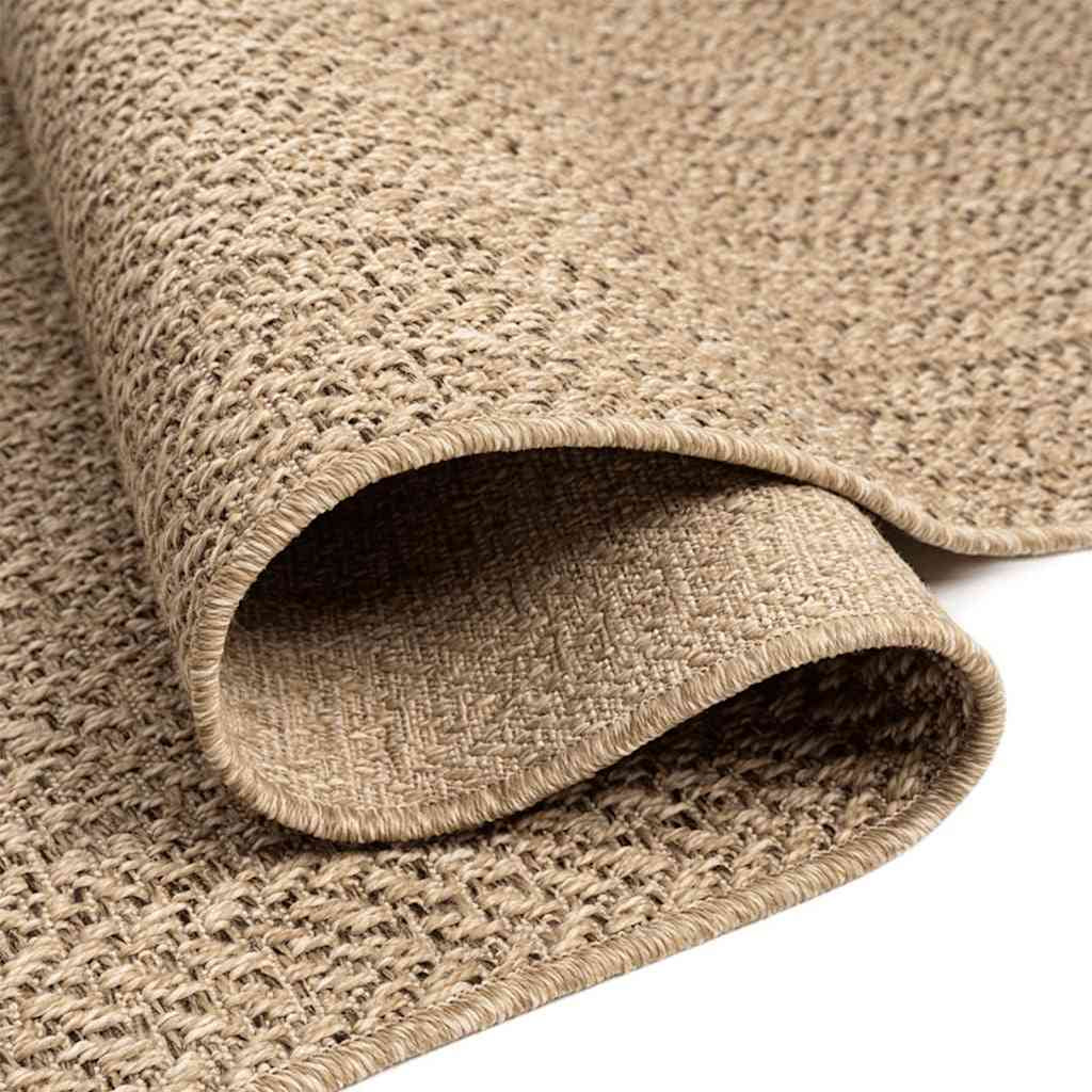 Vidaxl Alfombra Zizur Aspecto Yute Interior/exterior Beige 160x230 Cm_3