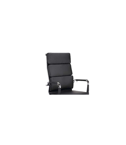 Silla Despacho Giratoria Elevable Piel Sintetica En Color Negro, 109-116 Cm(alto)61 Cm(anc_3