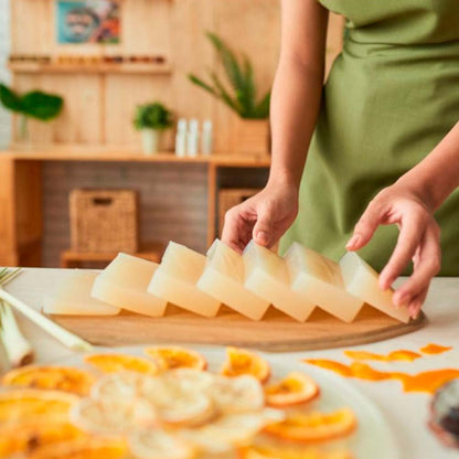 1 Barra Jabón Artesano Árnica (1.2 Kg) Venta Por Mayor - Calma La Piel, Reduce Inflamación Y Varices - Antibacteriano_2