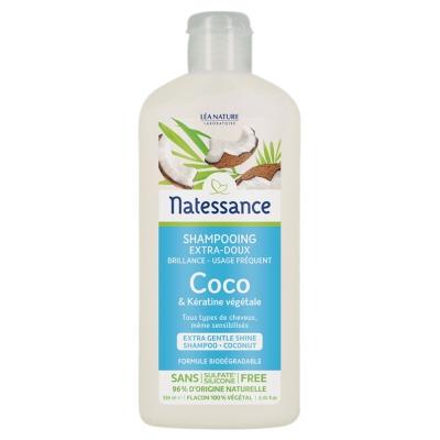 Champô de Uso Frequente Natessance Coco e Queratina 250 ml