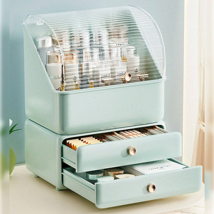 Joybos - Caja Para Organización Y Almacenaje De Cosmeticos 2en1 Verde_4