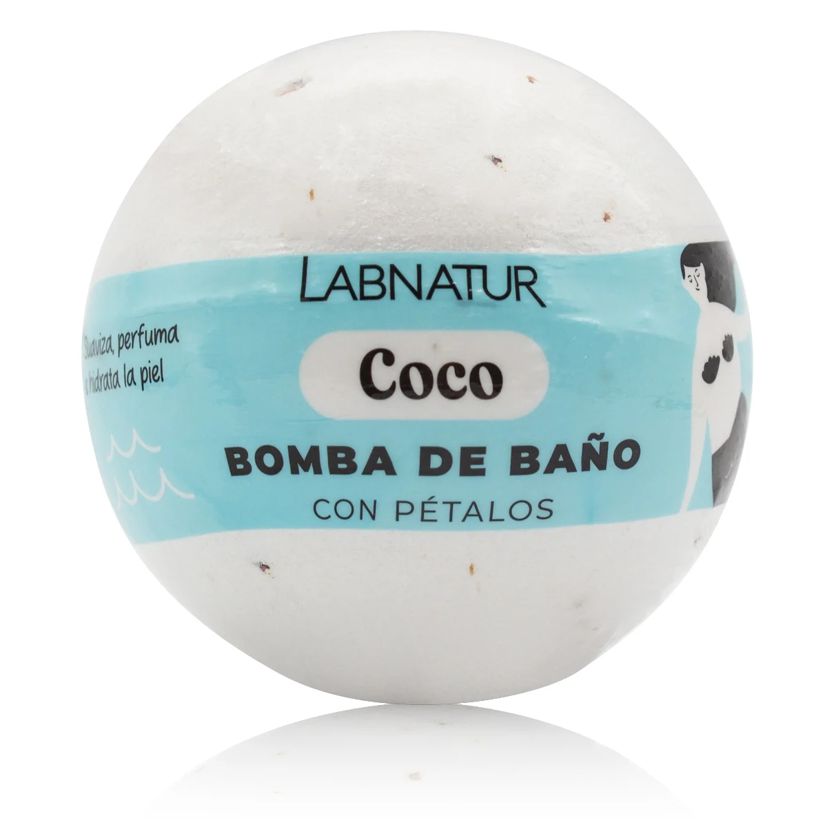 Bomba de Baño Espumosa Coco Labnatur 140 g | Aroma Tropical | Hidratación | Spa En Casa_0