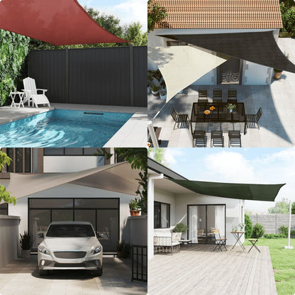 Toldo De Vela Hdpe Verde Oscuro 160 G/m² 5x6 M_1