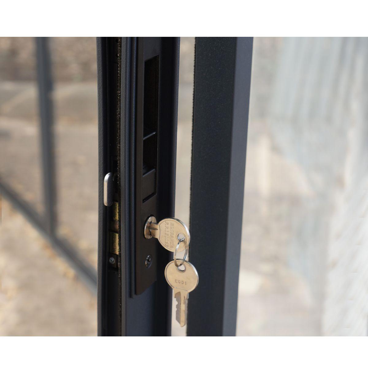 Pérgula fechada em alumínio San Remo cinzento 300x435 cm Canopia da Palram