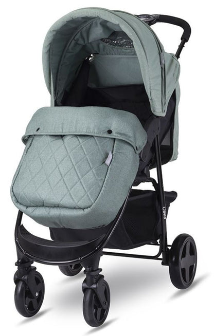 Silla De Paseo Con Cubrepiés Olivia Basic Green Bay_1