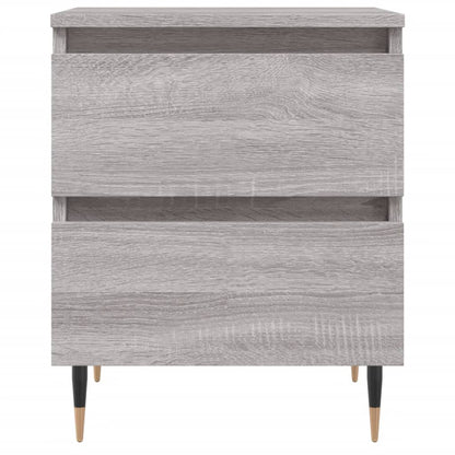 Mesita De Noche 2 Uds Madera Ingeniería Gris Sonoma 40x35x50 Cm_3