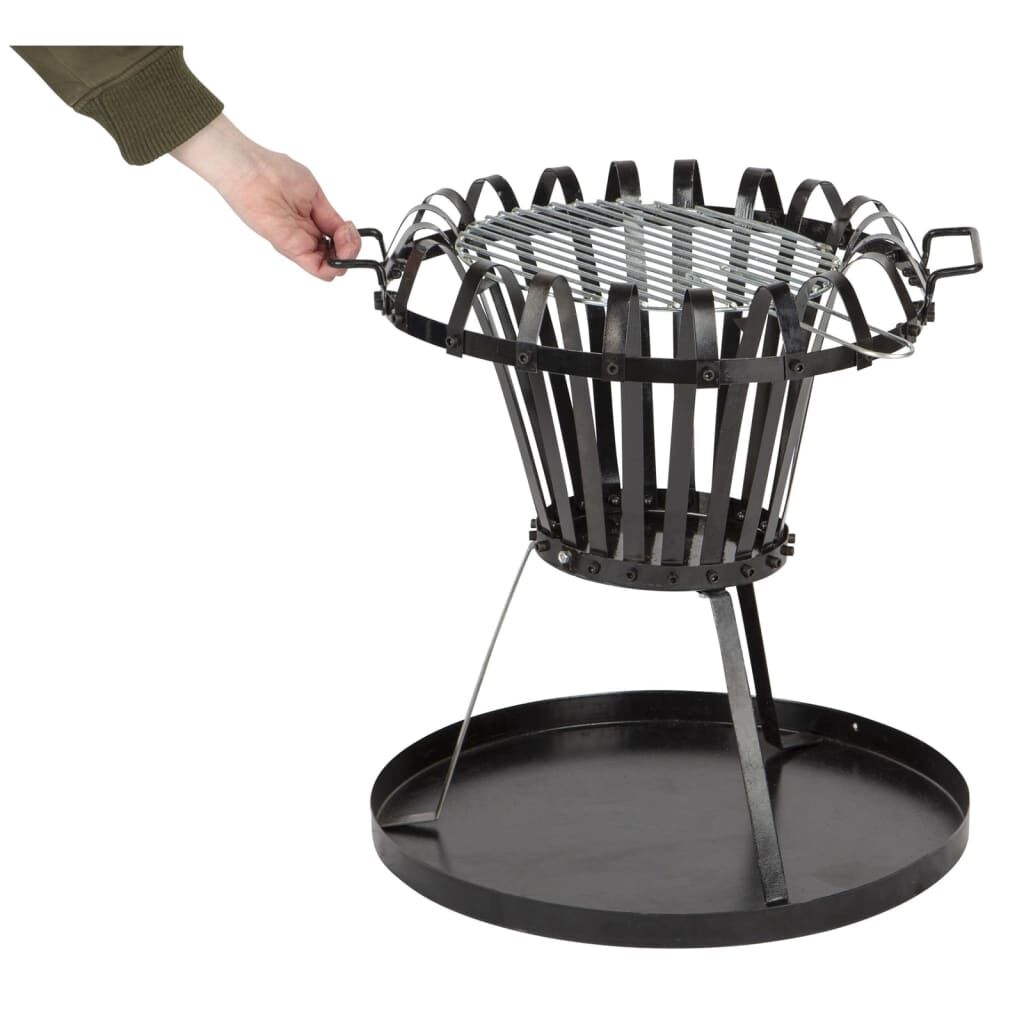 Practo Garden Brasero Con Parrilla Negro_4