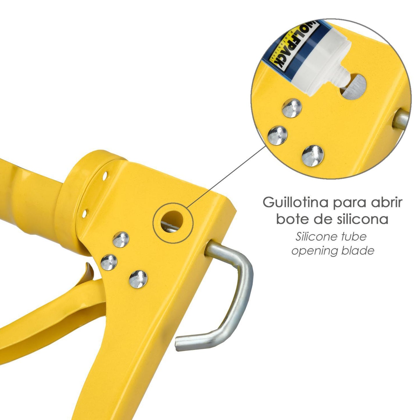 Pistola Silicona Amarilla, Pistola Selladora, Pistola Selladora Silicona, Pistola Calafateo, Pistola Calafatear,_1